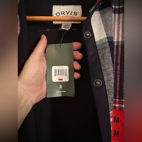 NWT Orvis Pinnacle Shirt Jacket Plaid Women’s Medium Classic Collection Snap Top - Picture 10 of 14